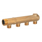 Collecteur chauffage avec purge entrée m 26x34 6 départs m 15x21