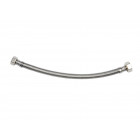 Flexible sanitaire 100cm ff 40x49 dn38 tresse inox/douille galva 1p