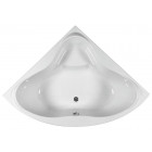 Baignoire ancoswing d'angle en acrylique, repose tête incorporé, 135x135cm