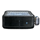 Spa gonflable carré caïman - netspa - 4 personnes - 168x168x70cm