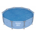 Bâche solaire ronde ý2.89m - bestway - pour piscine fast set et steel pro en ý3.05m