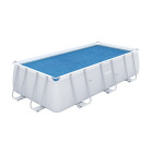 Bâche solaire 4.57m x 2.17m - bestway - pour piscine power steel frame pools 4.88m x 2.44m x 1.22m