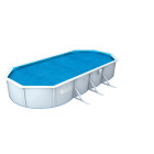 Bâche solaire 6m x 3.50m - bestway - pour piscine ovale hydrium 6.10m x 3.60m x 1.20m