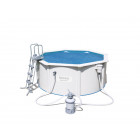 Bâche solaire ronde ý2.95m - bestway - pour piscine hydrium de 3m x 1.20m