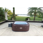 Spa gonflable carré maldives hydrojet pro - lay-z-spa - 5/7 personnes - 2.01m x 2.01m x 80cm