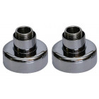 Raccord ancozen ancoswing excentre chrome la paire
