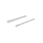 Paire de coulisses à galets FR402 HETTICH - L.600 mm - Charge 25 kg - Blanc - 1058350                        