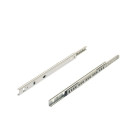 Paire de coulisses à billes KA 1730 HETTICH - Rainure 17 mm - L.400 mm - Acier zingué - Pour tiroir 250 à 410 mm - 30766                    