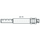 Barre de prolongement abus demi-cylindre 60-70 - 50mxsh13