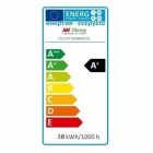 Réglette led 38w 120cm suspendu noir - couleur eclairage au choix