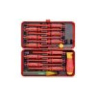 Coffret tournevis isolé 11 lames interchangeables et testeur de tension E Smart