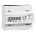 Compteur Electrique Triphasé MID100A/65KWh Branchement direct Affichage LCD