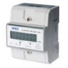 Compteur Electrique Triphasé, 80A / 50KWh, Branchement direct, Affichage LCD