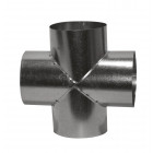 Isotip croix « x » pour raccordement sur conduits flexibles dac 125 mm