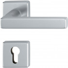 dallas ensemble sur rosaces 1643/52k/52ks HOPPE Finition argent F1. Fonction Cle L.