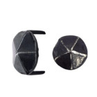 Cache vis fer forgé HSI tête diamant forme ronde - 2 pointes 25x14mm - 179970