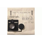 Sac filtre FIS-CT 33/5 FESTOOL - 5 pièces - 452971