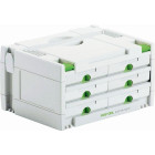 Sortainer FESTOOL SYS3-SORT/6 - 6 tiroirs - 491984