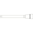 Douille embout héxagonal 5mm l.200mm 1/2'' crv - sa 0394