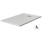 Receveur kinesurf nouveau extra-plat antidérapant - rectangulaire - 120 x 80 cm - blanc