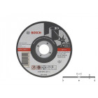 Disque EXPERT à tronçonner BOSCH à moyeu plat Spécial inox 125X1.6 MM - 2608600220