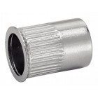 Boite de 100 écrou cranté à sertir acton tête affleurante inox a2 - ø5 mm - 626335