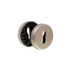 Paire de rosaces rosette 6420 inox BEZAULT Clé L pour LC 1/2/3 - 81572