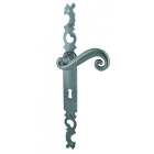 Ensemble Cévennes BRIONNE fer patiné Clé i - Entraxe 165 - 1010712SP 
