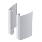 Paire de poignées aileron 200mm alma componentes entraxe 150mm - ral9010 blanc - 7060-200-9010