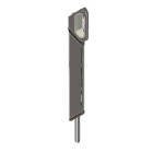 Verrou en applique 500 mm alma - ral 9006 gris - 240-500-9006