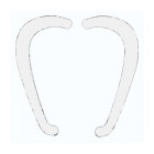 Paire de poignées Austral + kit fixation ALMA - Ral 9010 Blanc - 7010-9010