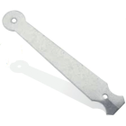 Patte scellement L.160mm BOURG MERMIER - zingué blanc - M-633163