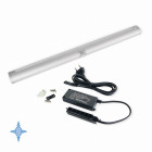 Applique LED Persei EMUCA A 595 mm lumière blanc froid et Détecteur de mouvement - 5072162