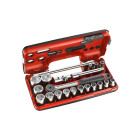 Coffret DBOX 21 pièces Cliquet étanche et douilles 1/2 6 pans métriques FACOM - S.161DBOX1PB