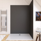 Panneau Mural Finition Aluminium Gris 120 x 210 cm – WALL’IT GRIS Aurlane - FAC328