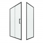 Paroi porte de douche coulissante + retour 120x90cm - crush 120-90