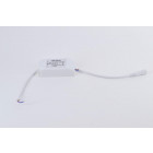 Downlight dalle led extra plate ronde blanc 24w - couleur eclairage : blanc chaud 2300k - 3500k