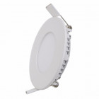 Downlight dalle led extra plate ronde blanc 12w - couleur eclairage au choix