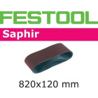 Bandes abrasives CMB 120 FESTOOL 820x120-P180-SA - Boite de 10 - 488086