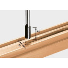 Fraise à rainurer avec queue de 12 mm FESTOOL HW S12 D16/45 - 491090