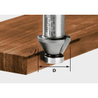 Fraise à chanfreiner HW FESTOOL HW 60°-OFK 500 - 491533