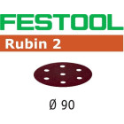 Abrasifs FESTOOL STF D90/6 P60 RU2 - Boite de 50 - 499078