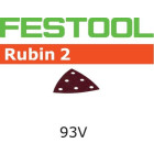 Abrasif STF FESTOOL - 93V pour bois - V93/6 - grain 40 -RU2 - 50 pièces - 499161