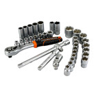 Coffret serrage cliquets clés tournevis 73 pièces, fidex-800004