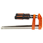 Jeu 2 serre joints presse a vis 250 x 80 mm, fidex-801231