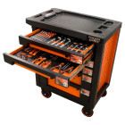Servante d'atelier 6 tiroirs équipée 44 outils dans 6 modules, fidex-810486