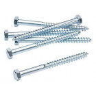 Tirefond lennie - zingué blanc - ø6x80 - boite de 200 - tir0608002b
