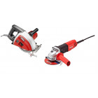 Scie circulaire csm 4060 + meuleuse d'angle l 811 ø125 flex - 506044