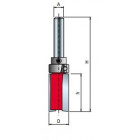 Mèche à ébarber avec roulement supérieur FREUD - Ø22 H20/60 Q8 Z2 - F03FR02010 -50-10808P