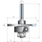 Fraise à rainurer avec roulement FREUD - Ø50,8 H3,97/60,3 Q8 Z3 - F03FR02146 -63-60908P